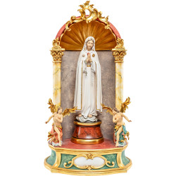 Maria Rosa Mystica - Altar caseiro barroco