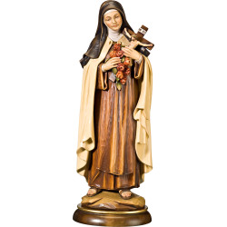 St. Therese of Lisieux (roses + cross)
