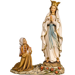 Madonna di Lourdes con corona - Gruppo apparizione