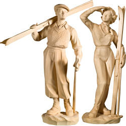 Skiers - pair
