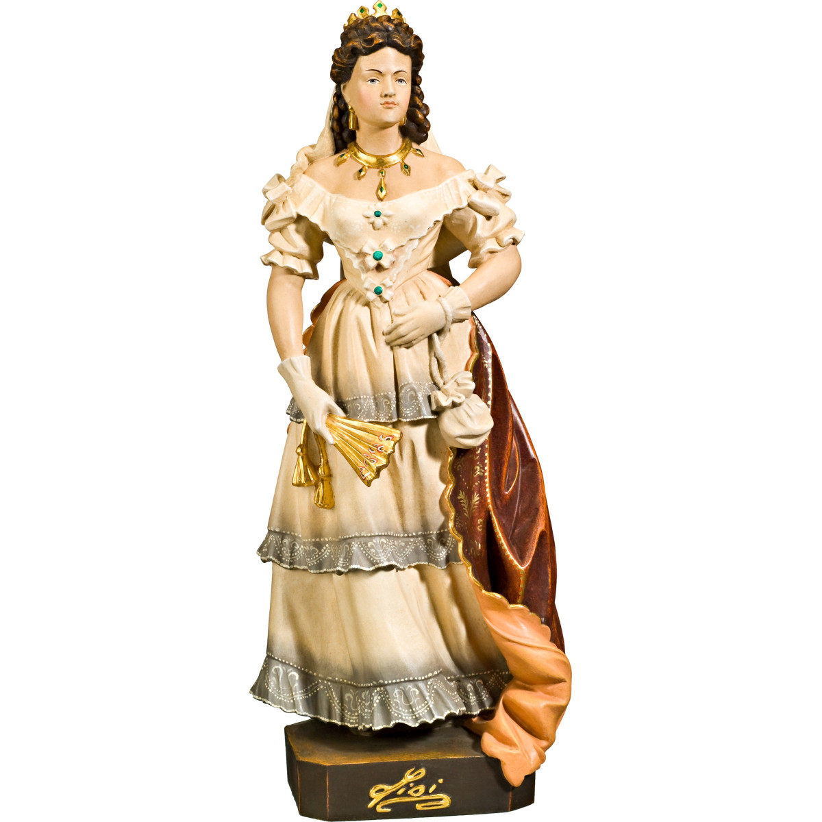 Empress Elisabeth Sisi wooden statue | Bergland