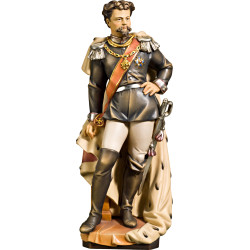 King Ludwig II of Bavaria statue in wood | Bergland