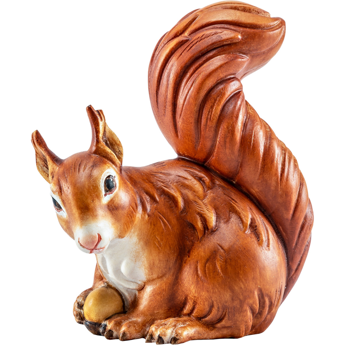 Crouching Squirrel Wood Carving | Bergland