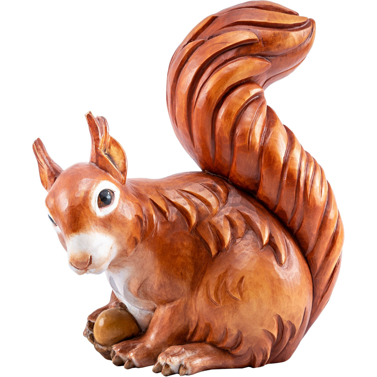 Crouching Squirrel Wood Carving | Bergland
