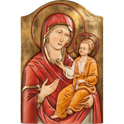 Icona Madonna con Bambino Bizantina