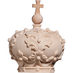 Wood crown baroque for figures