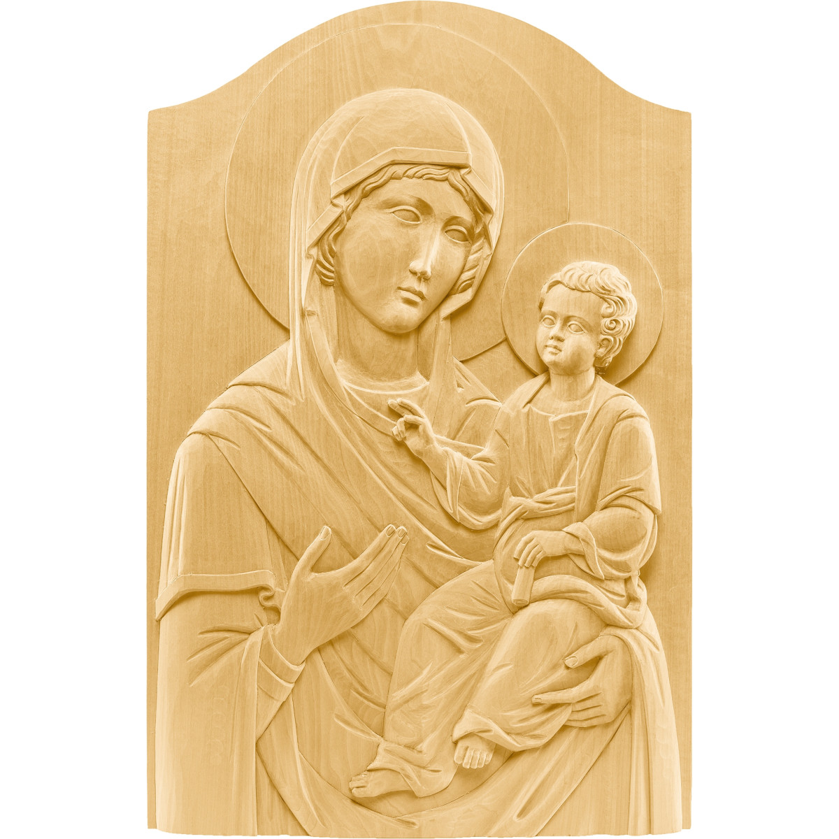 Icono bizantino de la Virgen con el Niño Jesús