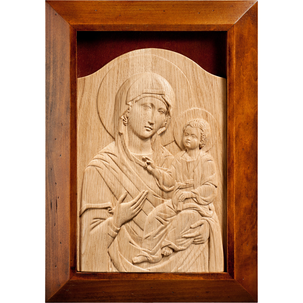 Ikone Madonna mit Kind Byzantinisch mit Rahmen