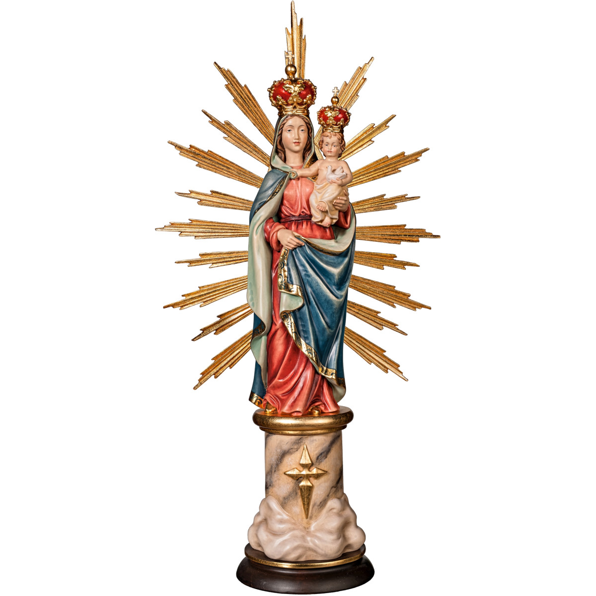 Nostra Signora del Pilar con raggiera