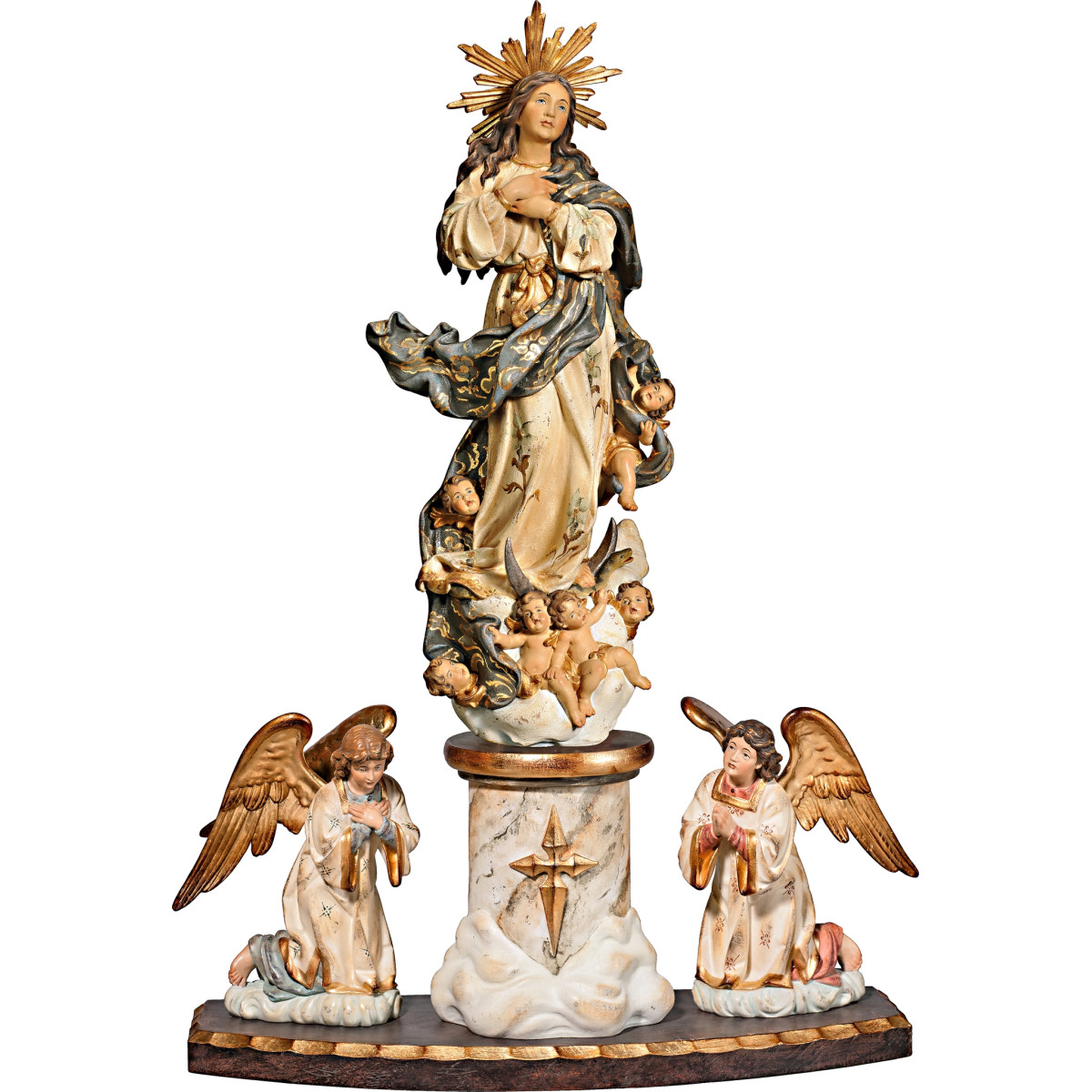 Madonna Assunta in cielo con aureola - Altare domestico