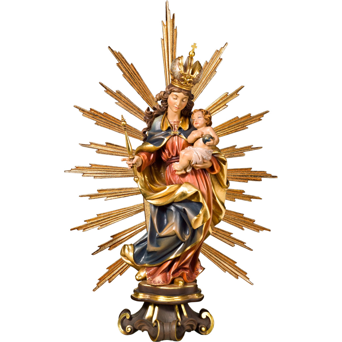 Madonna barocca con raggiera