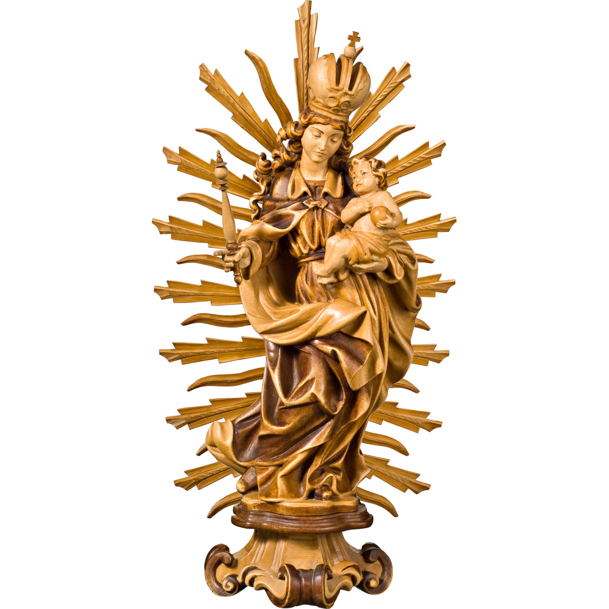 Madonna barocca con raggiera