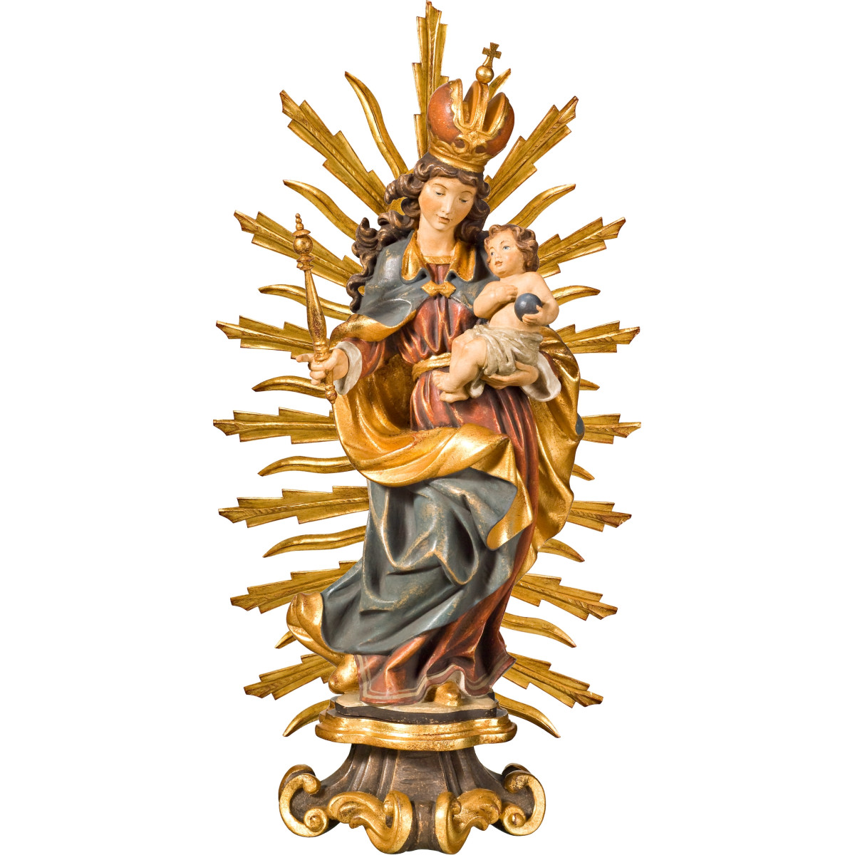Madonna barocca con raggiera