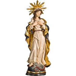 Blessed Virgin baroque with aureole