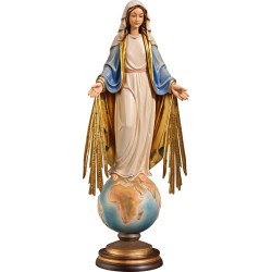 Unbefleckte Madonna auf Weltkugel | Bergland