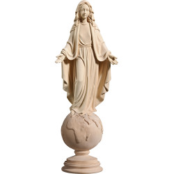 Blessed Virgin on globe