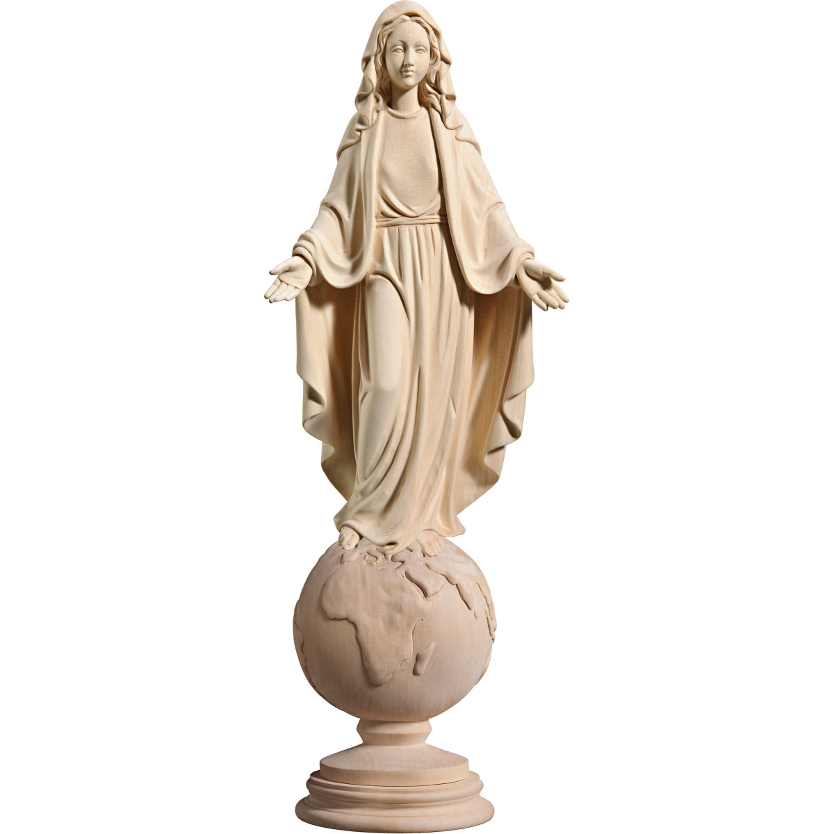 Blessed Virgin on globe