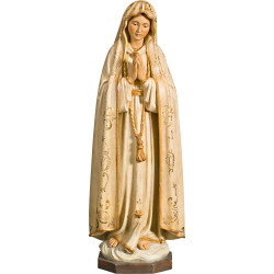 Nossa Senhora de Fátima – Esculturas religiosas em madeira entalhada