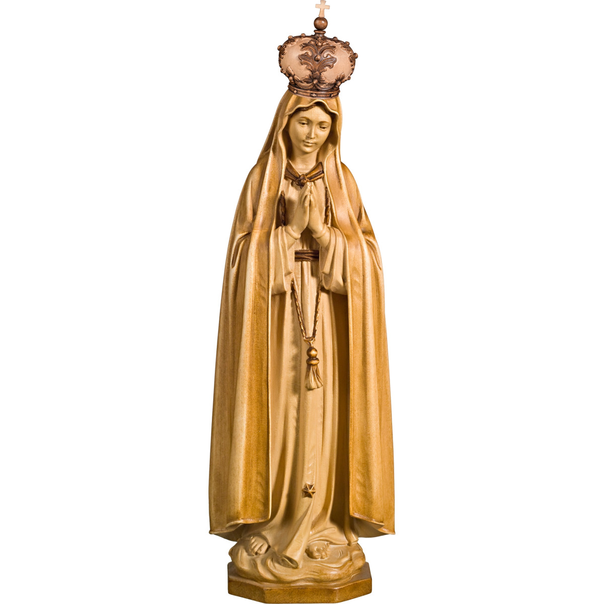 Madonna von Fatima mit Holzkrone | Bergland