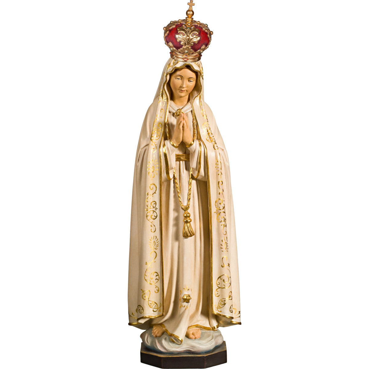 Madonna von Fatima mit Holzkrone | Bergland