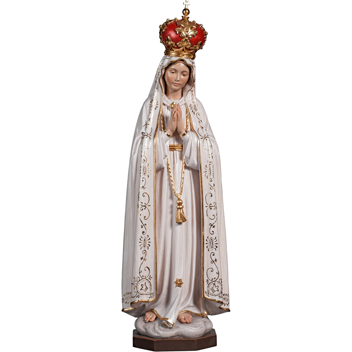Madonna von Fatima mit Holzkrone | Bergland