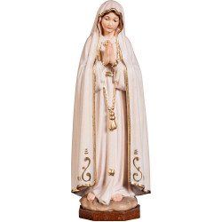 Madonna di Fatima – Statue religiose in legno intagliato della Val Gardena