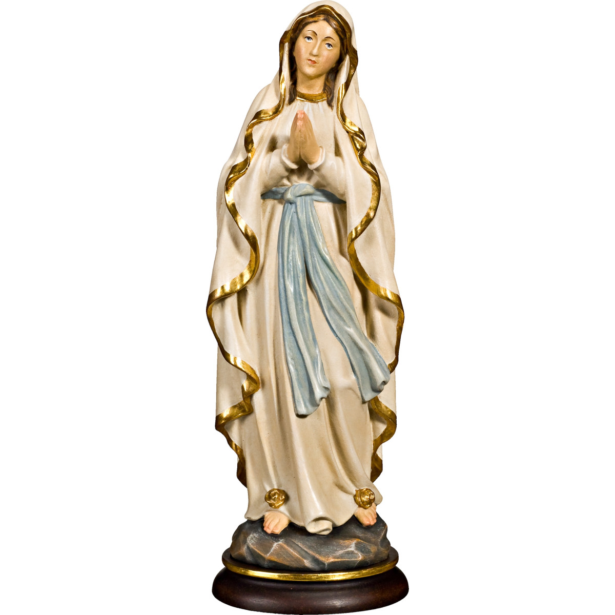 Madonna von Lourdes aus Holz | Bergland