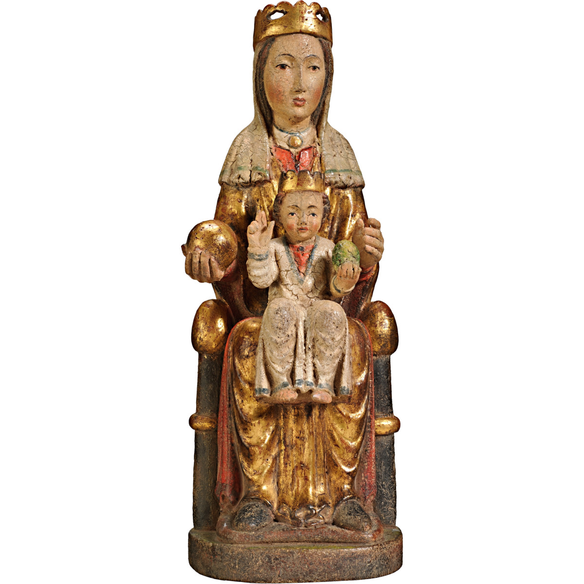 Romanesque Seated Madonna with Child | Bergland