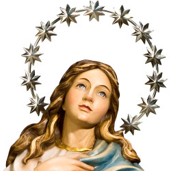 Stellario in argento 800/000 per statue in