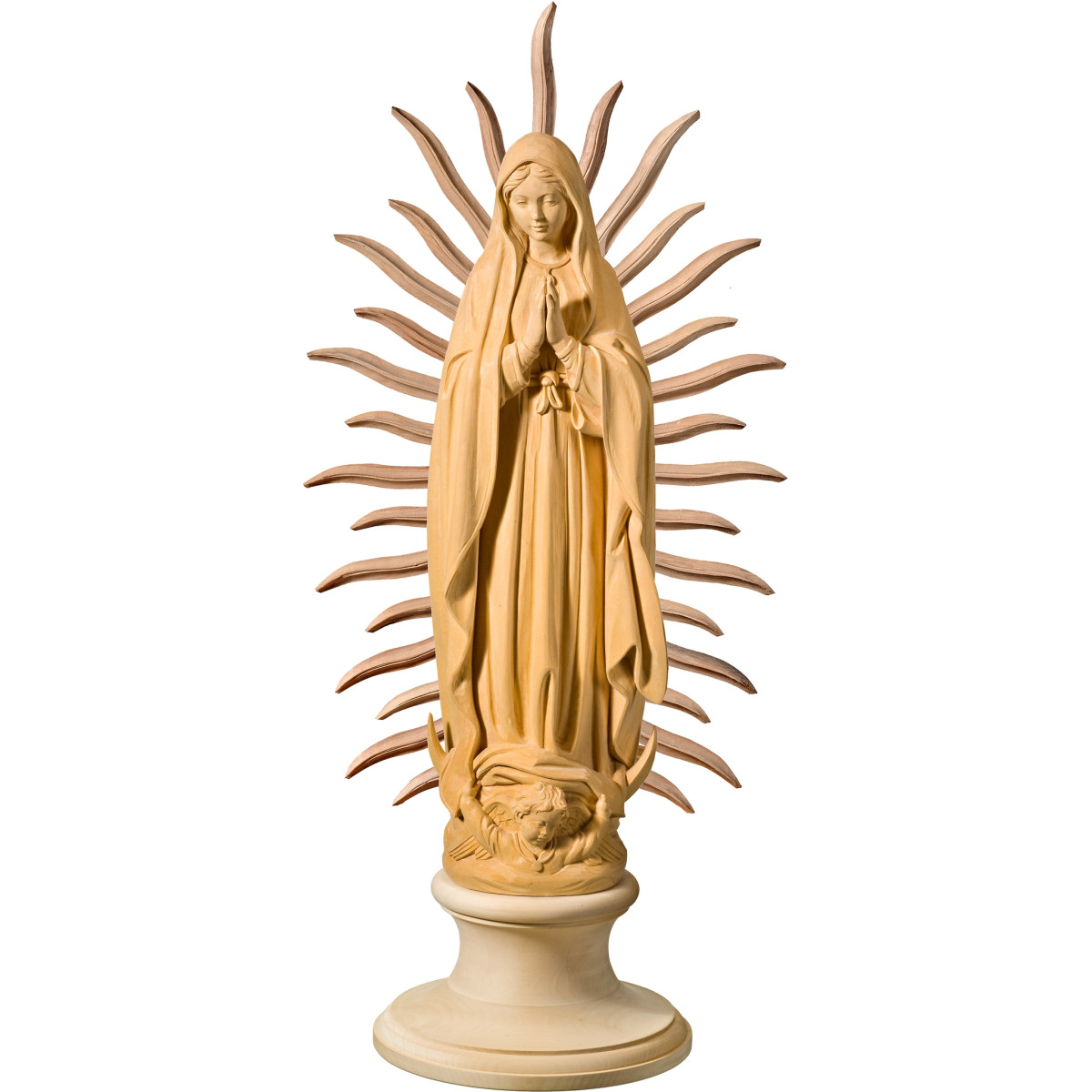 Madonna di Guadalupe in legno | Bergland
