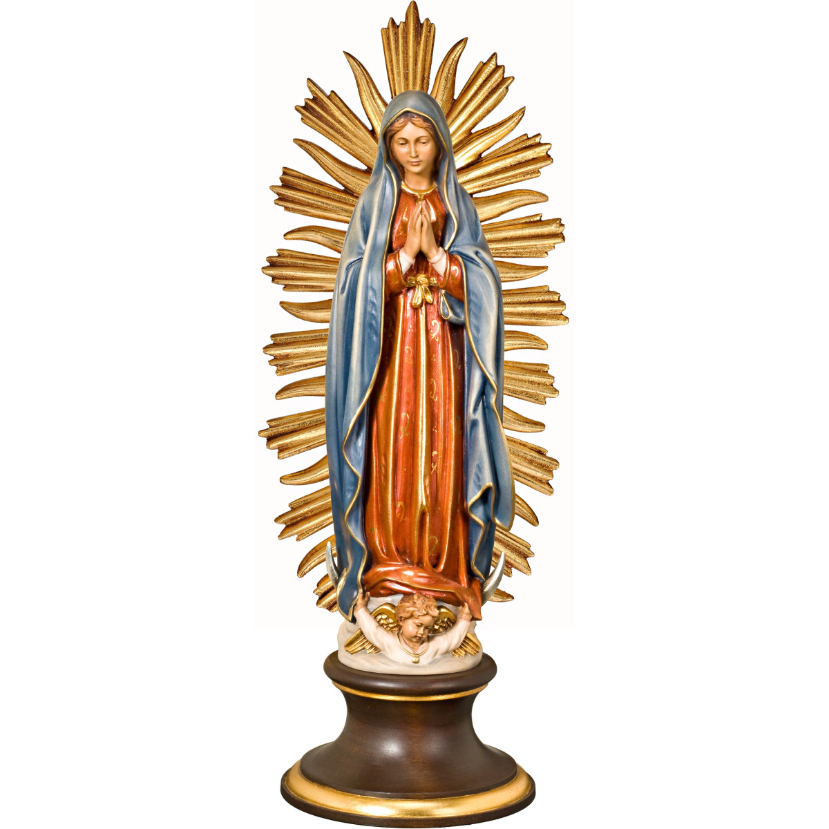 Madonna di Guadalupe in legno | Bergland