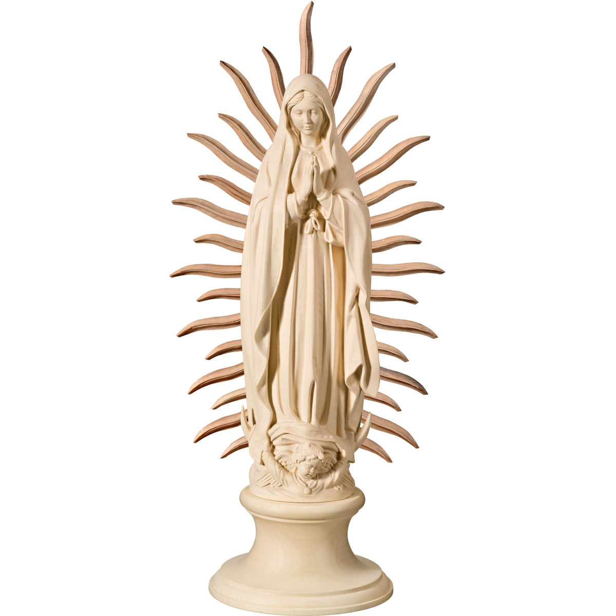 Madonna di Guadalupe in legno | Bergland