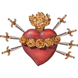 Herz Maria mit 7 Schwerter