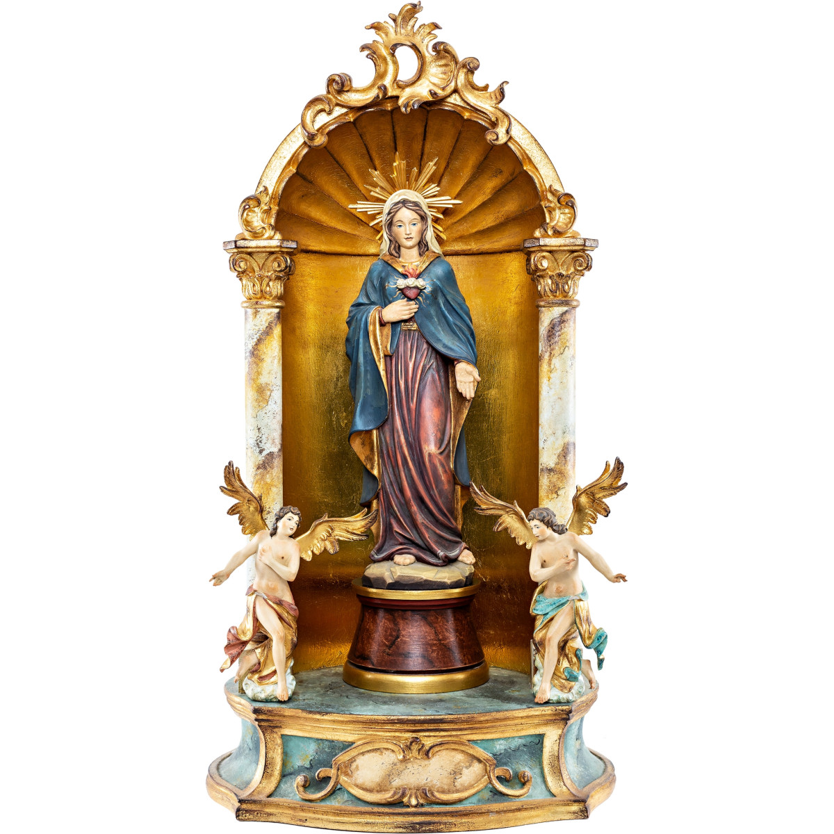 Herz Maria mit Gloriose - Hausaltar Barock