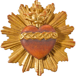 Sacrado Coração de Jesus com auréola