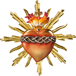 Sacro Cuore di Gesù con aureola