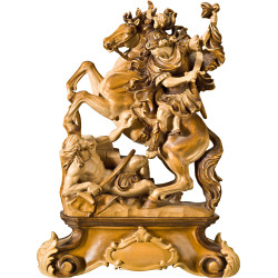 São Martinho a cavalo com pedestal