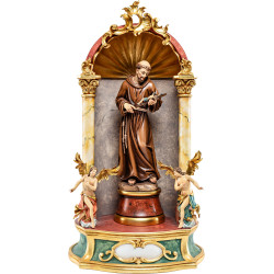 St. Francis of Assisi with cross - Home altar baroque