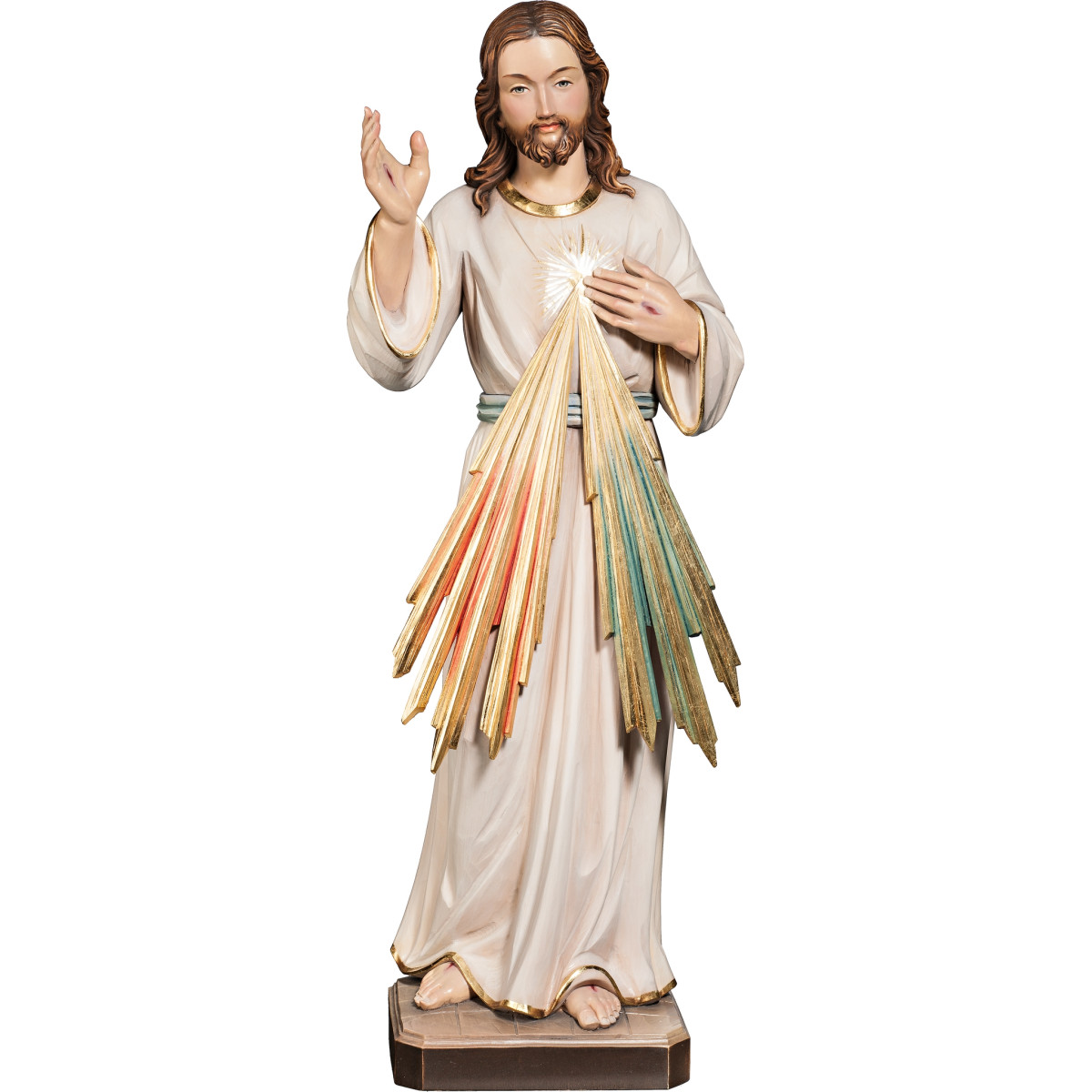Gesù Misericordioso – Statue in legno scolpite con fede e devozione