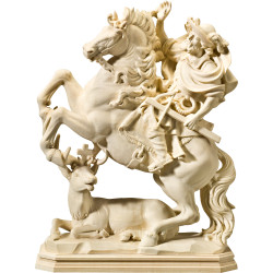 São Huberto a cavalo