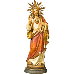 Herz-Jesu-Figuren aus Holz – Religiöse Kunst aus Gröden