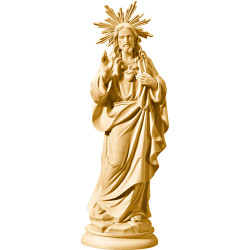 Esculturas do Sagrado Coração de Jesus em madeira – Arte sacra