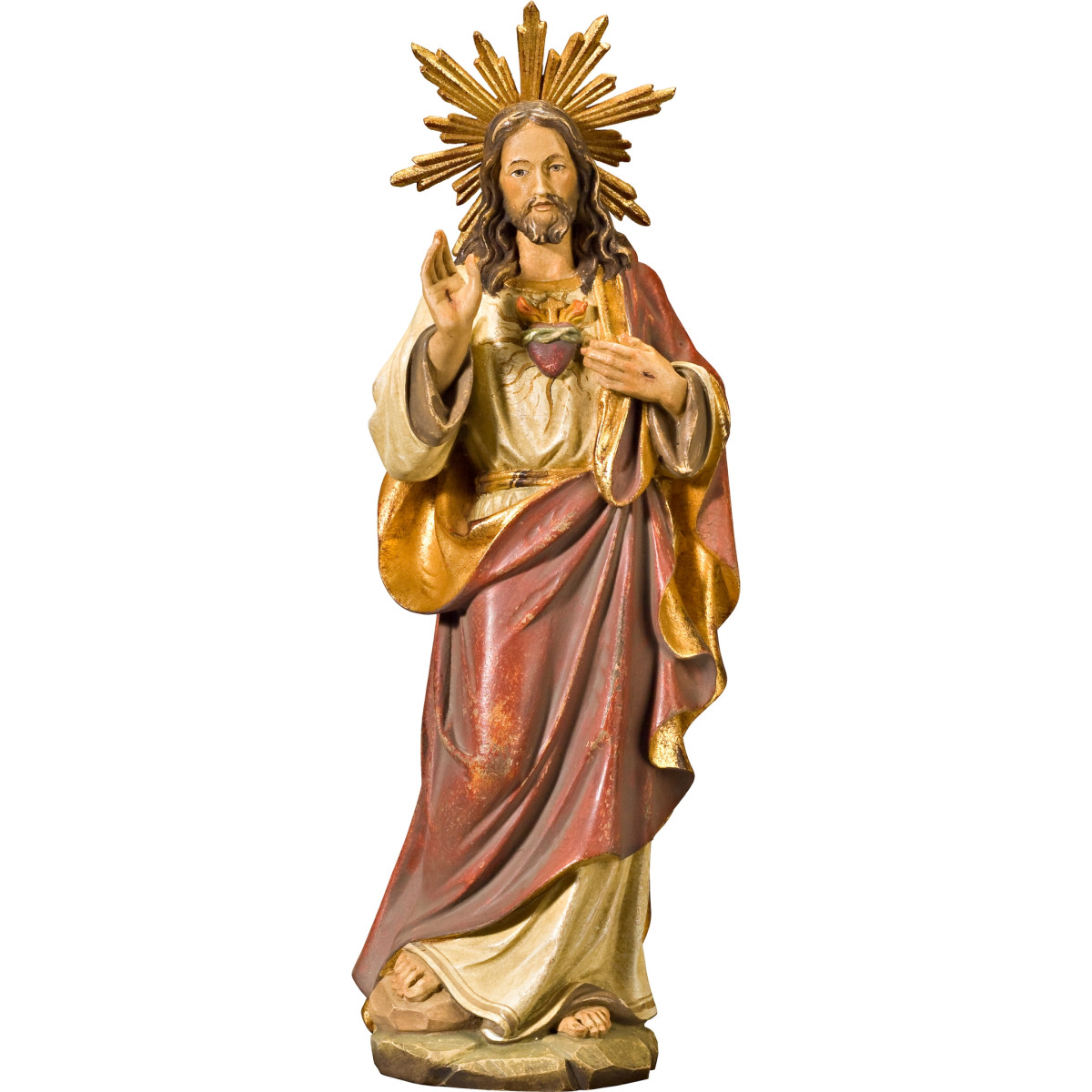 Sculture del Sacro Cuore di Gesù in legno – Devozione e arte sacra