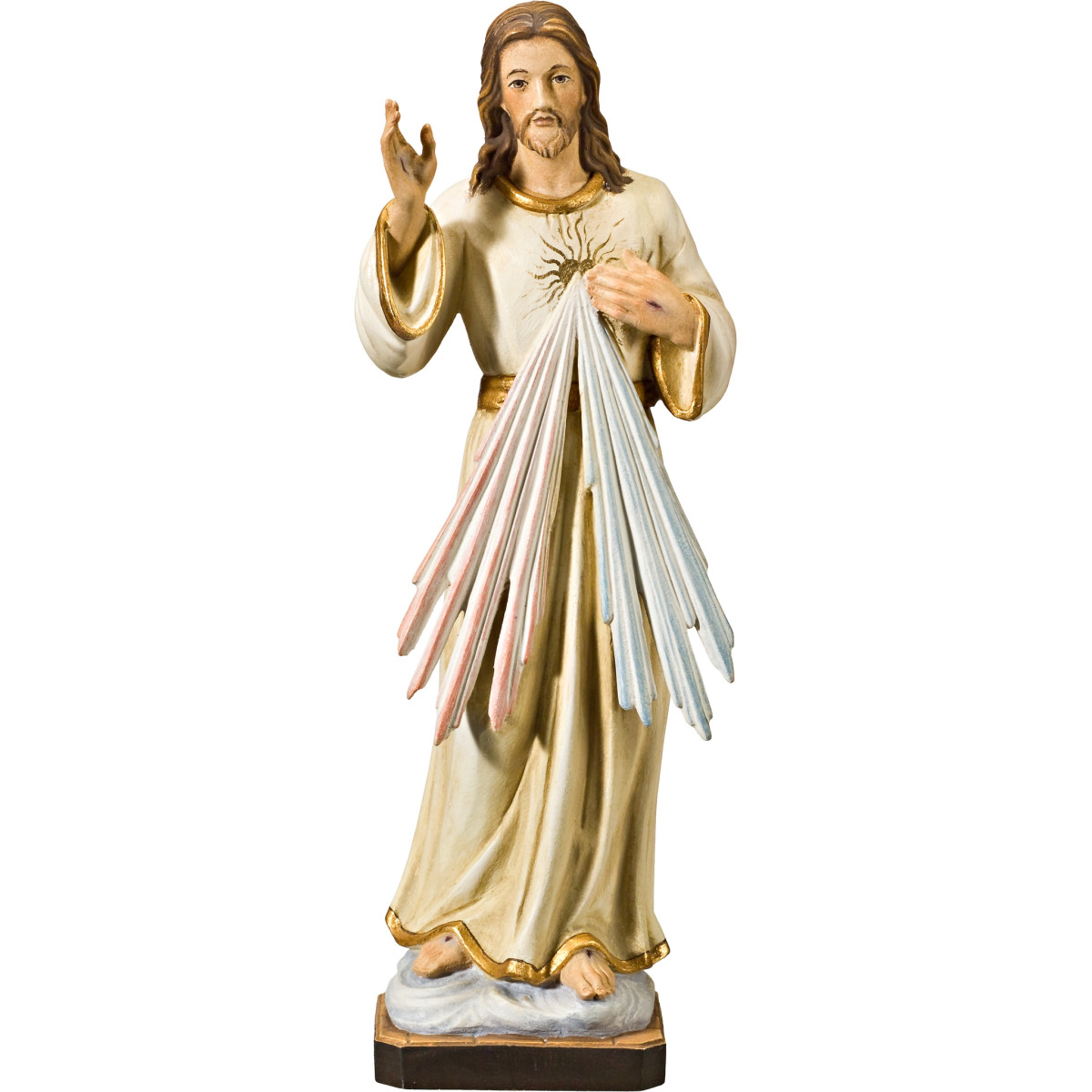 Divine Mercy Jesus – Hand-carved Wood Statues from Val Gardena