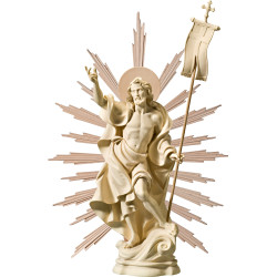 Auferstehung Christi mit Strahlenkranz