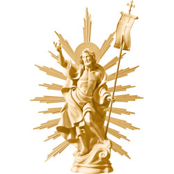 Cristo Risorto con raggiera