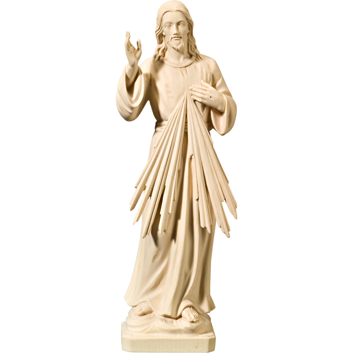 Divine Mercy Jesus – Hand-carved Wood Statues from Val Gardena