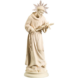St. Francis of Assisi with cross and aureole