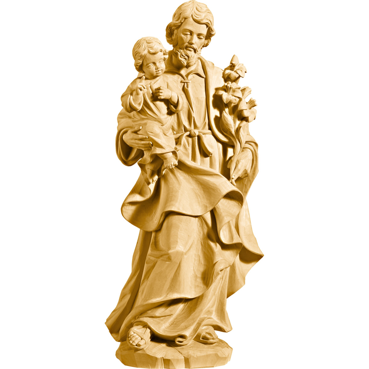 Hl. Josef aus Holz - Handgeschnitzte Figuren
