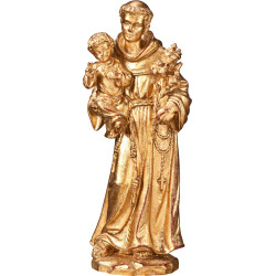 S. Antonio da Padova in legno scolpito a mano | Bergland Shop